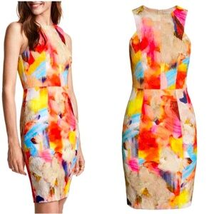 H&M Colorful Abstract Mini Dress